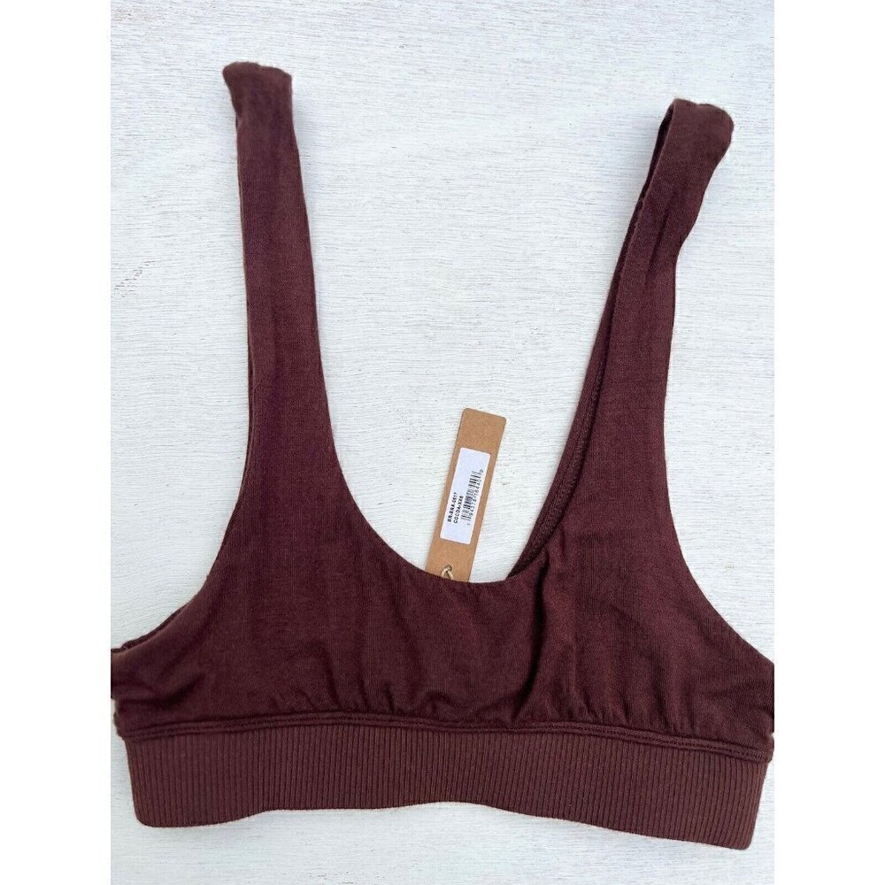 NWT Skims Women's Soft Stretch Pullover Bralette Bra Cocoa BR-BRA-0617 Size XXS